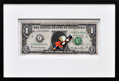 Jean Ravel + Scrooge dollar bill 2